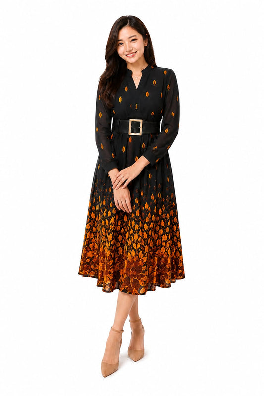 Imported korean stretchable dress streches till waist 50.